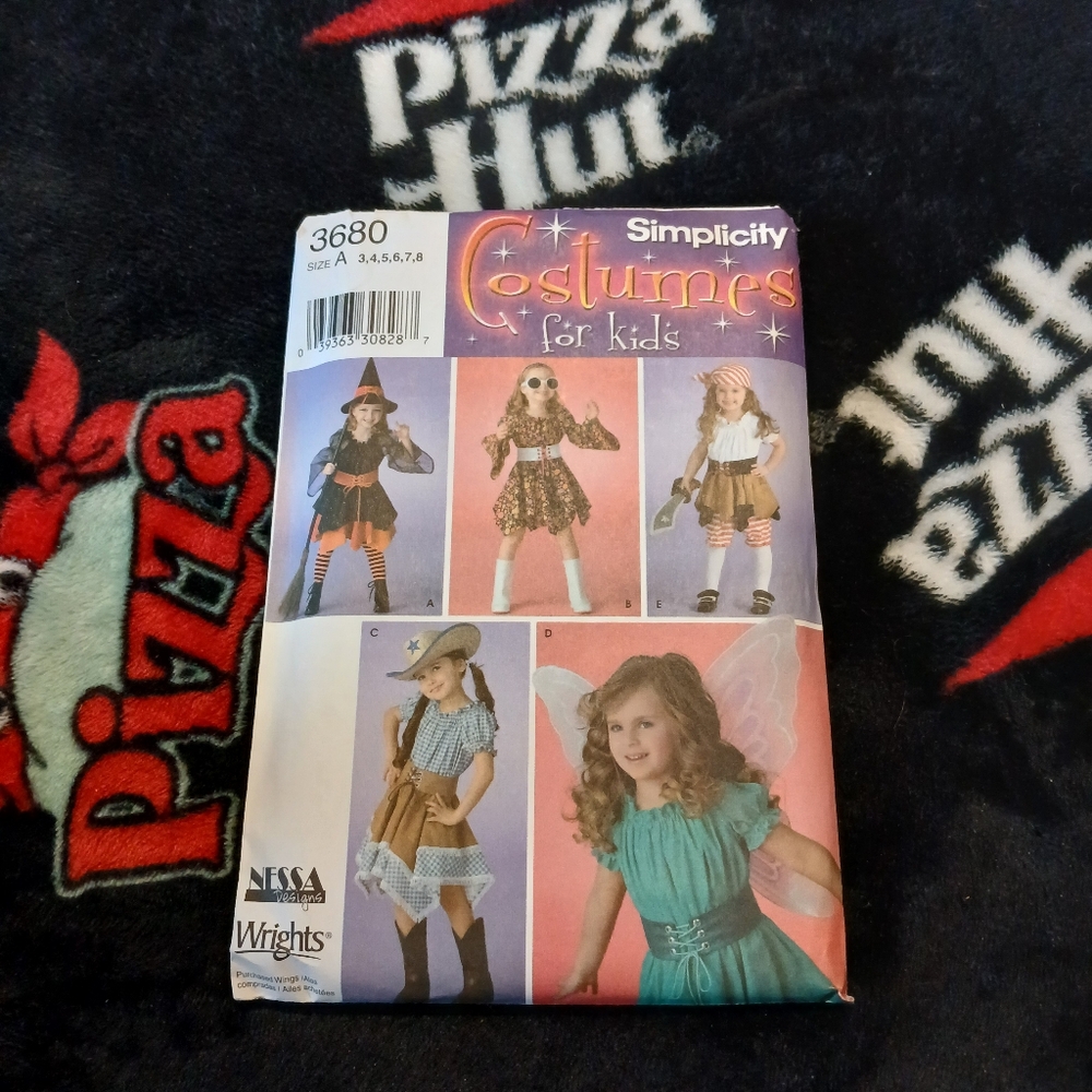 Simplicity Costumes Sewing Pattern
